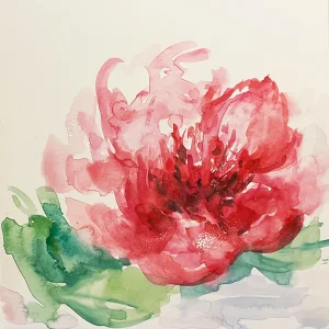 Abstract Botanical Limited Edition Print "The Blossom No.4" by Fanyu Lin