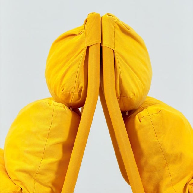 Space Age Yellow Stuns Lounge Chair by Jan Dranger & Johan Huldt for Innovator, 1970s For Sale - Image 14 of 18