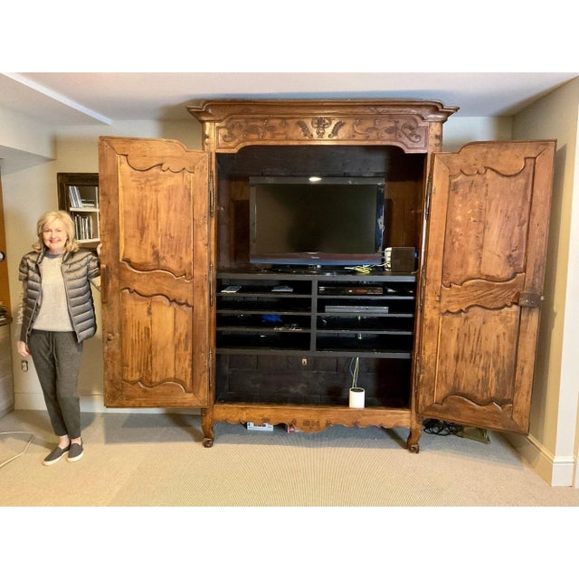 French Provincial Early 19th Century French Provincial Armoire For Sale - Image 3 of 13