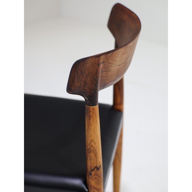 Danish 343 Dining Chairs in Rosewood by Knud Faerch for Slagelse Møbelværk, 1960s, Set of 6 For Sale - Image 15 of 18