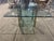 Hollywood Regency Late 20th Century Glass Dining Table For Sale - Image 3 of 11