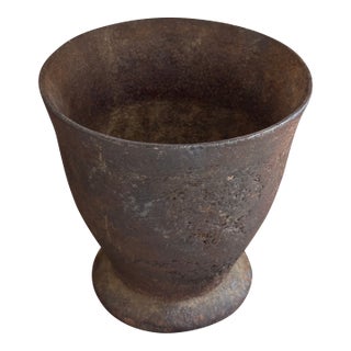 Late 19th Century Iron Apothecary Mortar For Sale