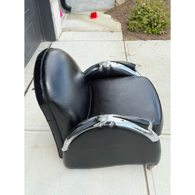 1970s 1970s William Alan Schwinn Bicycle Chair Art Deco/ Stream Line Moderne For Sale - Image 5 of 9