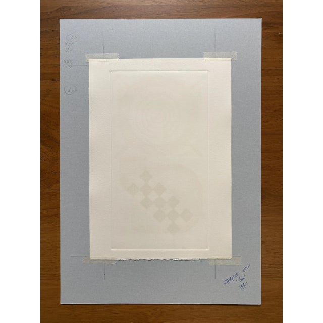 Kumi Sugaï, Le Soleil, 1996, Copperplate Etching, Framed For Sale - Image 9 of 12