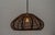 Brown French Provincial Handmade Adjustable Rattan Pendant Lamp, 1960s For Sale - Image 8 of 10