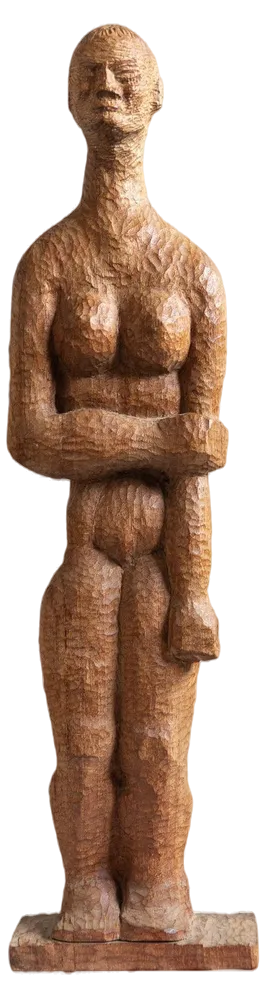 Mid-Century Scandinavian Decorative Folk Art Carving, 1950s