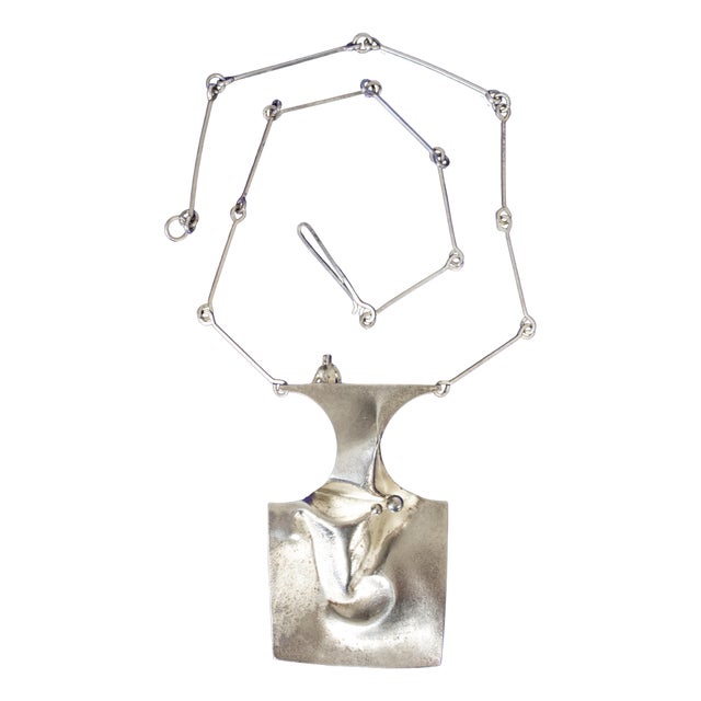 Silver Barbarella Necklace by Björn Weckström, 1971 For Sale