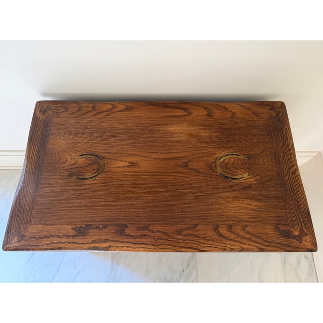Exceptionally rare and highly collectible mid-century media console from the renowned Romweber Furniture Company's Viking...