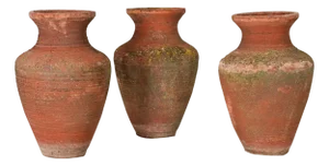 Early 20th Century Turkish Terracotta Pots - Set of 3