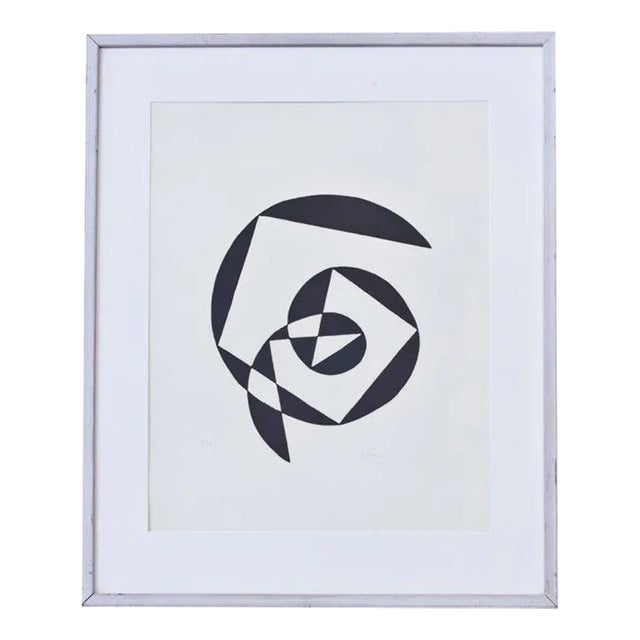 Lithograph by Pierre Olofsson, 1950s For Sale