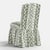 Ruffle Camel Back Dining Chair in Linny Ikat Sage For Sale In Chicago - Image 6 of 7