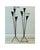 Mid-Century Modern Sculptural Tall Floor Candleholders, attributed to Svend Aage Holm Sørensen, Denmark, 1950s60s, Set of 2 For Sale - Image 3 of 9