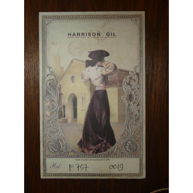 Rococo Vintage Tall Solid Wood Luxury Wall Mirror by Harrison Gil Christopher Guy For Sale - Image 3 of 11