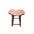 Vintage Rustic Unique Shape Four Legs Wood Stool Side Table For Sale - Image 4 of 16