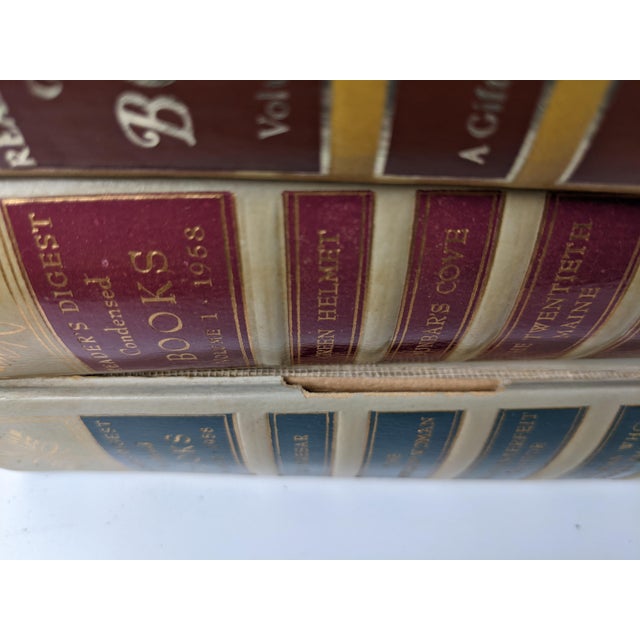 1950s–1960s Reader’s Digest Cream, Pastel & Gold Gilt Decorative Books - Set of 15 For Sale - Image 17 of 18