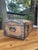 Antique French Wood Iron and Hide Chest For Sale - Image 5 of 15