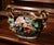 French 19th Century French Montigny-Sur-Loing Barbotine Jardinière With Floral Relief For Sale - Image 3 of 10