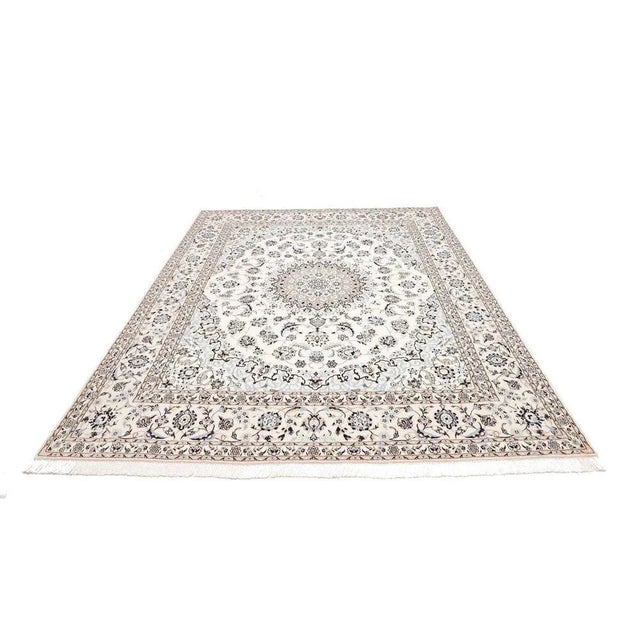 Nain Rug with Floral Pattern For Sale - Image 4 of 11