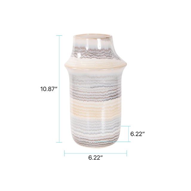 Transitional Sierra Sands Vase Small For Sale - Image 3 of 11