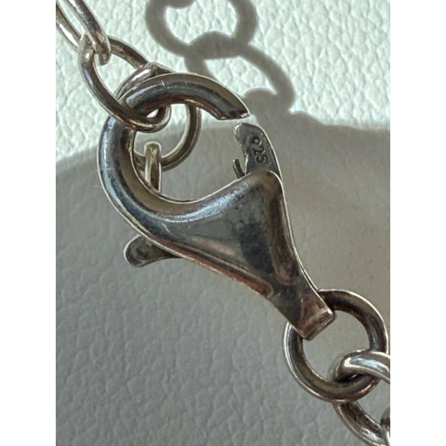 Metal Silpada 8 Multi Strand Pearl Necklace Sterling Clasp For Sale - Image 7 of 7