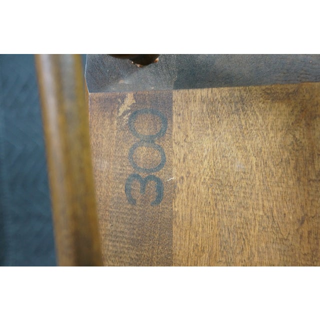 6 Vintage Nichols & Stone Co. Maple Hitchcock Style Stenciled Dining Chairs For Sale - Image 18 of 18