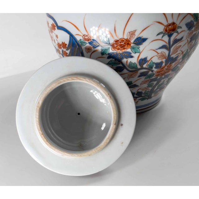 19th Century Japanese Imari Polychrome Baluster Form Vase in Chinoiserie Taste For Sale - Image 10 of 18