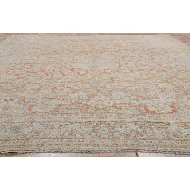 Antique Persian Mahal Rug, 09'11 X 13'02 For Sale - Image 9 of 10
