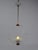 Art Deco Italian Murano Glass and Brass Pendant in the style of Barovier, 1930s For Sale - Image 8 of 18