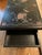 Chinoiserie Vintage Korean Black Lacquer Chinoiserie Coffee Table With Mother of Pearl Inlay For Sale - Image 3 of 10