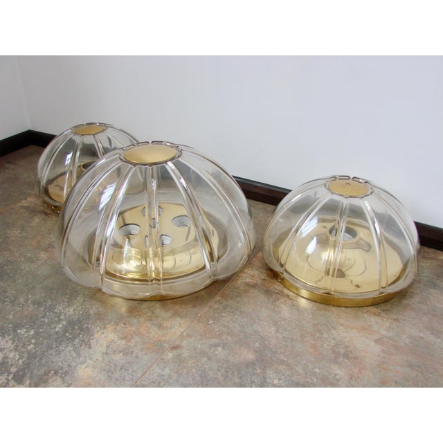 Vintage Wall Lamps and Ceiling Light from Limburg, Germany, 1970s, Set of 3 For Sale - Image 11 of 12