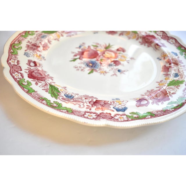 Mid 20th Century Vintage English Johnson Bros. "Dorchester" Pattern Platter For Sale - Image 5 of 7