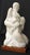 Mid-Century Modern Carved Marble Sculpture on Walnut Base For Sale - Image 6 of 14