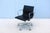 2010s Mid-Century Herman Miller Eames Aluminum Group Black Leather Management Chair For Sale - Image 5 of 12