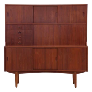 Vintage Teak Highboard, 1960s