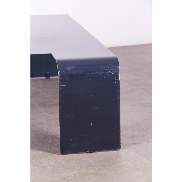 Curved Metal Coffee Table from Beniamino Bonettos, 1970s For Sale - Image 4 of 11