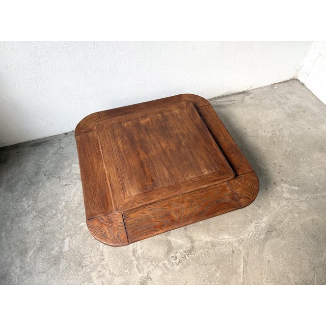 Double-Tiered Oak Coffee Table, 1970s For Sale - Image 4 of 18
