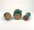 Green Goatskin & Brass Barware Set attributed to Aldo Tura for Macabo, Italy, 1960s, Set of 3 For Sale - Image 12 of 13
