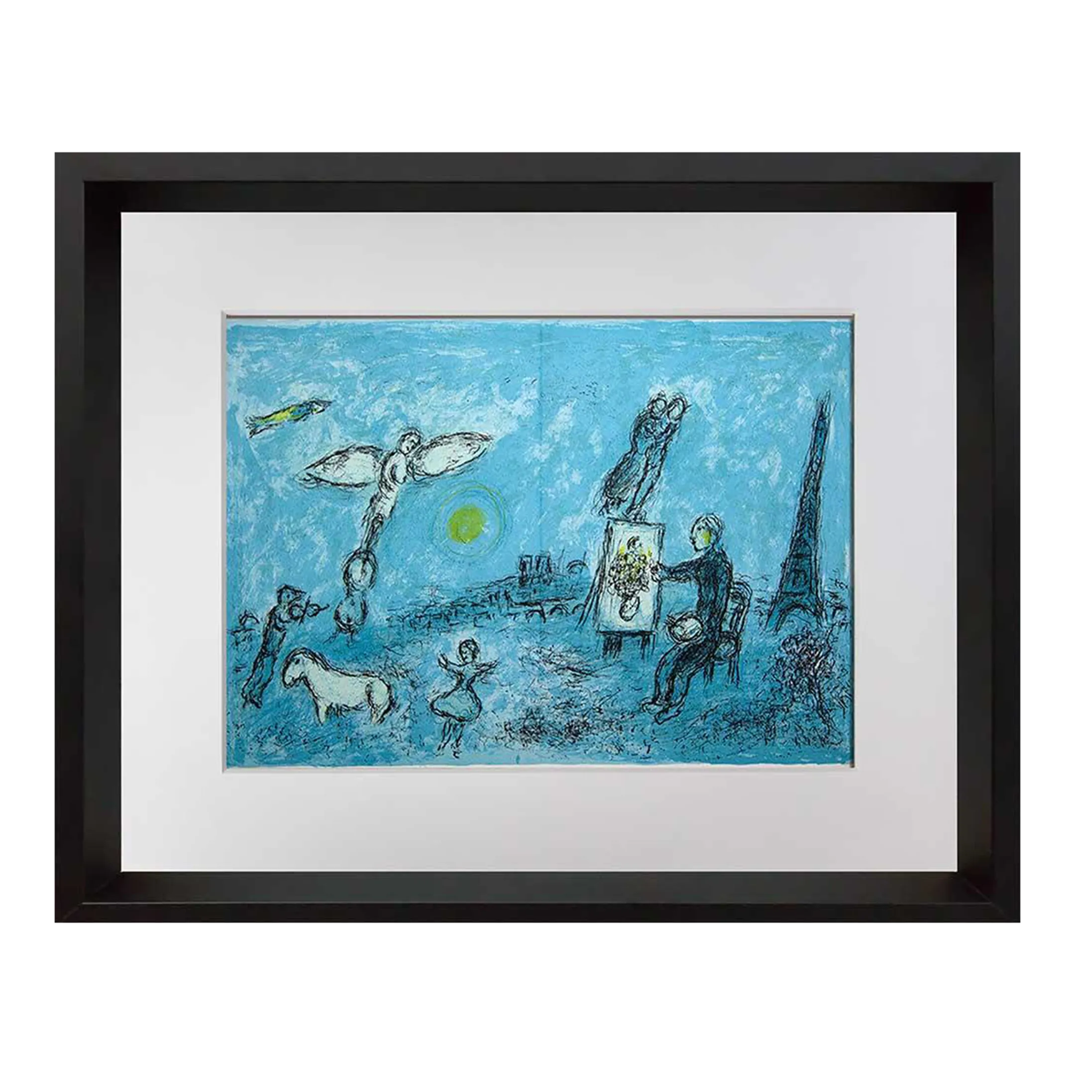 Marc Chagall Color Lithograph Limited E. No.82 ~
