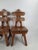 Brutalist Brutalist Oak Dining Chairs, 1980s, Set of 2 For Sale - Image 3 of 9
