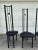 1980s Post Modern Tall Mackintosh Style Chairs- Set of 4 For Sale - Image 5 of 10