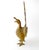 Here is a large vintage peacock, iron metal and gold-painted. 15 inches tall and 12 inches wide, heavy at over 6 pounds....