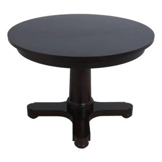 Hickory Chair Empire Style Pedestal Base Center Table For Sale