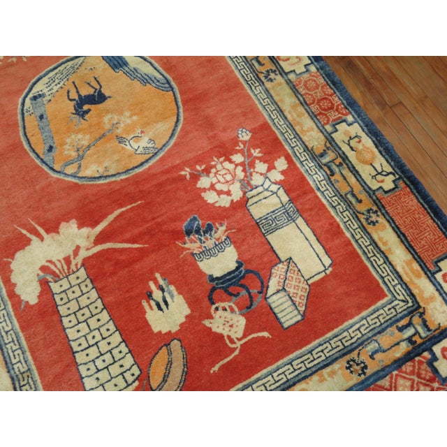 Early 20th Century Zabihi Collection Tibetan Pictorial Rug - 5'11" x 9'3" For Sale In New York - Image 6 of 9