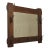 Stickley Brothers Antique Mission Oak Wall Mirror With Hooks No. 7577 For Sale