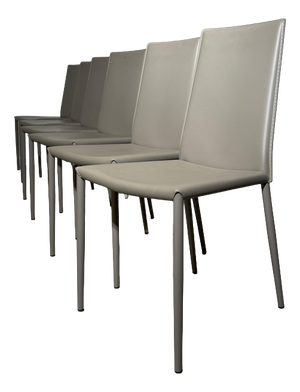 Aida CS1484 Dining Chairs in Leather from Calligaris, Italy, Set of 4