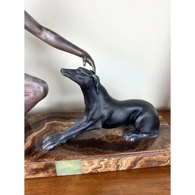 Mastiff Sculpture by G. Arisse For Sale - Image 5 of 9