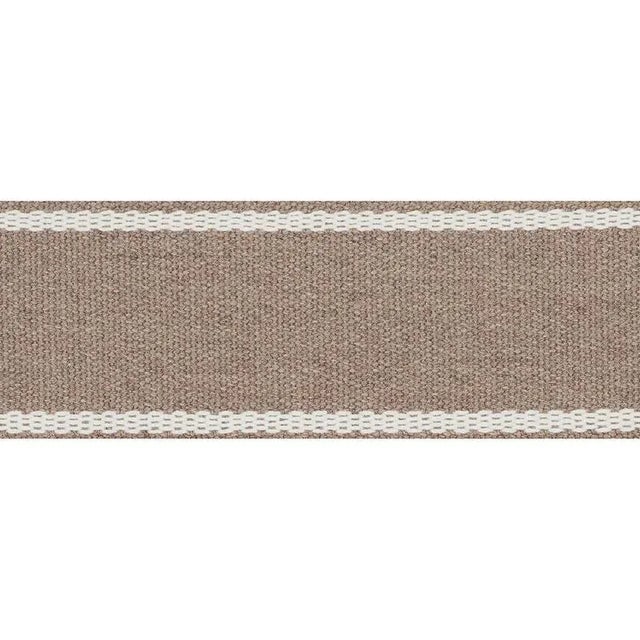Contemporary Schumacher Sullivan Tape Indoor & Outdoor in Taupe For Sale - Image 3 of 3