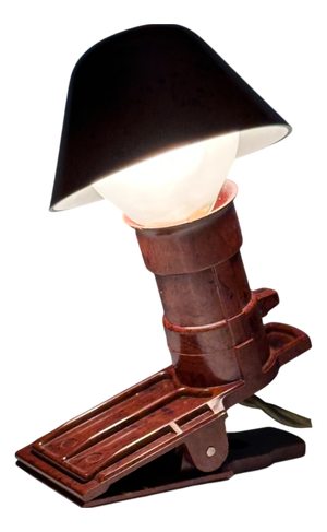 Small Travel Clamp Reading Lamp in Bakelite, 1950s