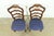 1960s Century Furniture French Country Carved Solid Oak Ladder Back Side Chairs or Dining Chairs, Pair For Sale - Image 5 of 13