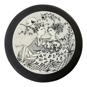 Bjorn Wiinblad Danish Wall Plaque/Trivet